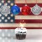 12 Pieces Independence Day Hanging Ball - 1.96" Memorial Day Sequin Hanging Ball Ornament - 4th of July Red Blue Tree Decorations for Memorial Day Veterans Patriotic USA Themed Party Supplies